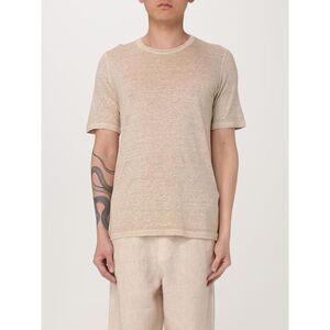 120% Lino T-Shirt Men Beige